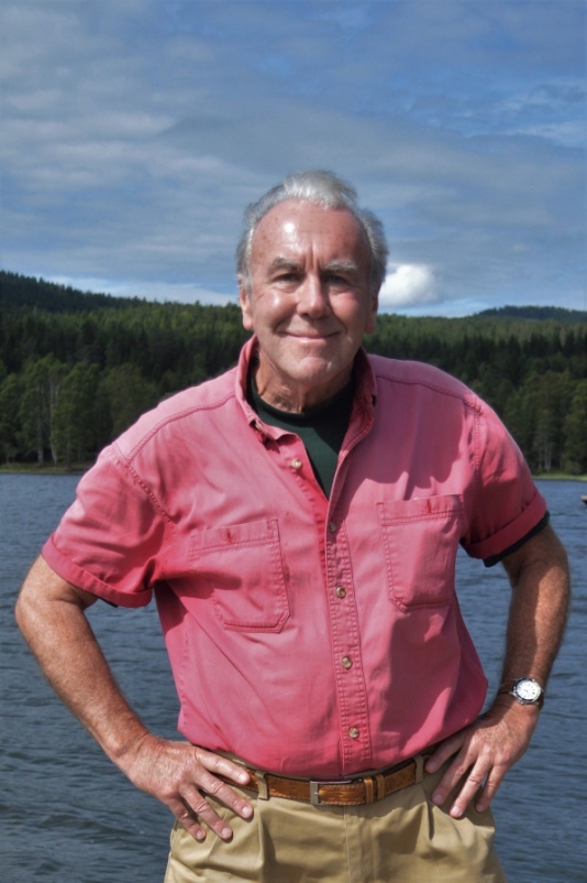 John Slade, teacher, at a lake near Oslo, Norway